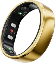 Anel Inteligente Smart Ringconn Gen 2 Bluetooth Tamanho 7 - Royal Gold