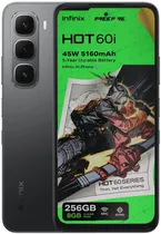 Smartphone Infinix Hot 60I Lte Dual Sim 6.70" 4GB Expansível/256GB Black (Caixa Feia)