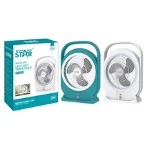 Winning Star ST-4064 Ventilador Portatil Recargable Bivolt 8"