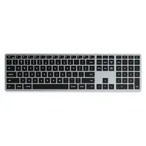 Teclado Satechi Slim X3 ST-BTSX3M Bluetooth 5.0 USB-C Retroiluminado para Mac - Space Gray (Inglês US)