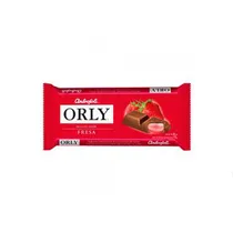 Chocolate Orly Morango Barra 95G 893467
