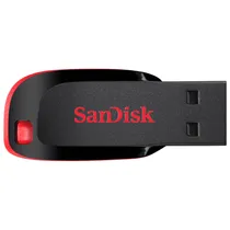 Pendrive Sandisk Cruzer Blade SDCZ50-016G-B35 de 16GB USB - Black/Red
