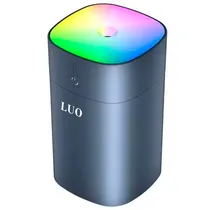 Mini Umidificador de Ar Luo LU-5517 Super Silent / 400ML / 2W - Cinza