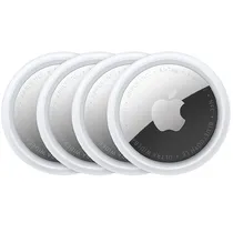 Localizador Apple Airtag 2ND Generation A2937 MFEA4AM (2026) com Bluetooth - Prata/Branco (4 Unidades)