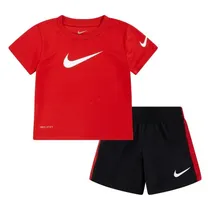 Nike Conjunto Infantil NKB Swoosh & Short 66F237R1N (T)24M