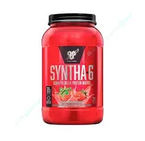 BSN Proteina SYNTHA-6 Strawberry 2.91LB Plastico Rojo