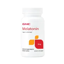 GNC Melatonin Melatonin Plastico 60 Blanco