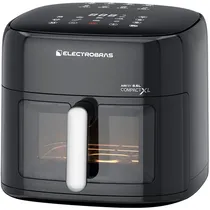 Fritadeira Elétrica Electrobras Compact XL EBAF-86D 1.900 Watts 8.5 Litros 220 - 240 V ~ 50/60 HZ - Cinza/Preta