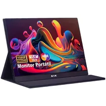 Monitor Portátil BAK BK-P1563-T de 15.6" Full HD 16:9 com USB-C/Mini HDMI