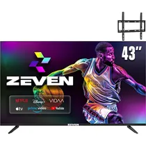 Televisão Smart LED Zeven 43D4N 43" Full HD Vidaa Wi-Fi - Preto