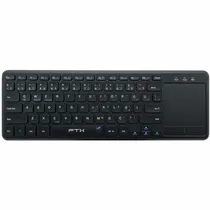 Teclado FTX FTXB023 Bluetooth (Español) + Mouse Touch Pad Port - Preto
