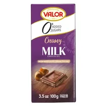 Chocolate Valor com Leite Recheado com Creme de Avelã 100G