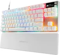 Teclado Mecanico Steelseries 64898 Apex Pro TKL Gen 3 RGB/Rapid Trigger/Oled/White