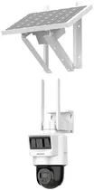 Câmera de Segurança Hikvision DS-2DE2C200IWG-K/4G/C05S10 2.8MM 2MP com Painel Solar