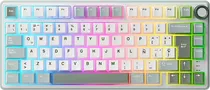 Teclado Mecanico Royal Kludge RKR75 RGB/ 75%/ Silver Speed SW(Linear)/ Port/ Blackberry