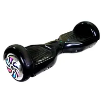 Scooter Elétrico Interbras 6.5" Bluetooth LED + Bolsa - Preto