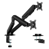 Suporte FTX FTX-C096E Articulado 17" A 32" para 2 Monitor - Preto