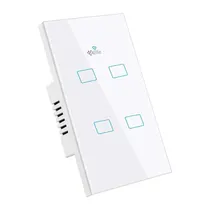 4LIFE Interruptor Smart de Pared FLT4SWZ Zigbee Wall 4 Gang