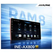 Alpine INE-AX809 — Central Multimídia Digital 9" | Android Auto/Carplay Wireless | 4G/Wi-Fi/GPS | Hi-Res Audio 8+256 Premium Audio