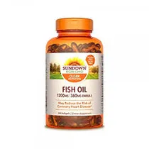 Sundown Vitamin Fish Oil 1200 MG 100SOFT Plastico Naranja