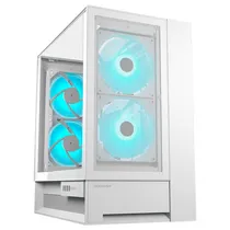 Gabinete Cougar Omnyx Argb Mid-Tower 4 Fan White