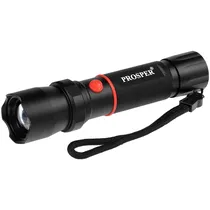 Lanterna LED Prosper P-1004 7.500 Watts Recarregável - Preta