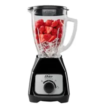 Oster Blstkag-BRD Licuadora 2VEL - Vaso de Vidrio 1.5L 110V Negro