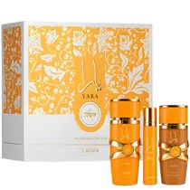 Kit Perfume Feminino Lattafa Yara Tous Gift Set Edp 100 ML + Perfume 12ML + Perfume Capilar 50ML