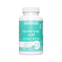 Vitamina Earth's Creation Hyaluronic Acid 100MG 60 Cápsulas