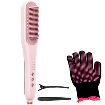 Escova Elétrica Wavytalk B395 Steamline Pro com 67 Watts Bivolt - Rosa