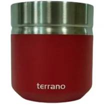 Terrano Guampa Acero Doble Capa Folkie AC4030500105 180ML Rojo