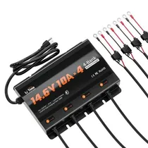 Carregador de Bateria Litime Banco Quádruplo 12V 10A WP-Y