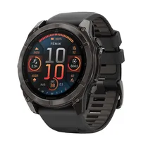 Smartwatch Garmin Fenix 8 Sapphire Amoled 010-02905-20 de 51MM com 32GB / 10 Atm / Wi-Fi - Black