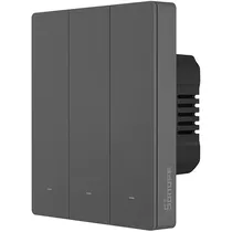 Interruptor de Parede Inteligente Smart Sonoff Switchman M5-3C-80 Wi-Fi/Bluetooth/3 Botões/Bivolt - Dim Gray