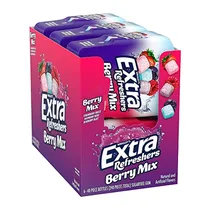 Chiclete Wrigleys Extra Refreshers Berry Caixa 6X40 Unidades