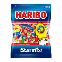 Bala Gelatina Alemã Haribo Starmix Mini Pacote 250G