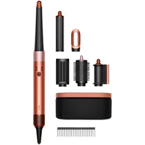 Kit Secador e Modelador Dyson Airwrap I.D. HS08 Straight + Wavy - 1300W - Bluetooth - 220V 50/60HZ - Amber Silk