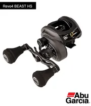 Abu Garcia Accesorios Carretilla Revo Beast REVO-BEAST-40-HS Der. 5121 Acero Inoxidable 11.3KILOS | 25 Libras Negro