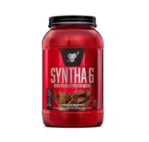 BSN Proteina SYNTHA-6 Chocolate Milkshake 2.91LB Plastico Rojo