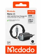 Carregador 45W Gan Mini+Cable Tipo-C CH-4433