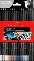 Lápis de Cor Faber Castell Neutras (15 Unidades) 120715SOFTCN
