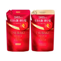 Kit Capilar Shiseido Tsubaki Premium Moist & Repair Shampoo + Condicionador Refill 300ML