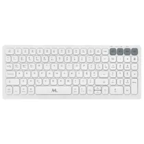 Teclado Mtek KWB-2670 Wireless/Bluetooth Português - White