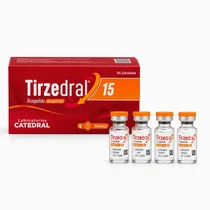 Tirzepatida Tirzedral 15MG (4 Ampolas 0,5ML) (Atacado)