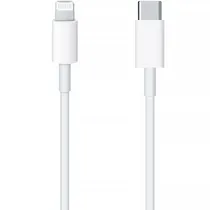 Cabo USB-C para Lightning Apple A2249 MX0K2AM/A 1 Metro - Branco