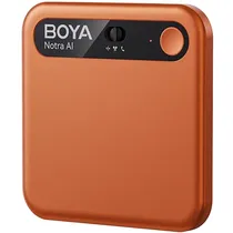Gravador de Voz Boya Notra Ai Note Taker de 64GB com Bluetooth - Laranja