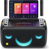 Speaker Joog Break X1 Karaoke Pantalla 13.3"/ 800W/ 2MIC Wireless/ BT/ Wifi/ Black