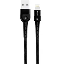 4LIFE Cable FLT2AL1B USB A Lightning 1M Black