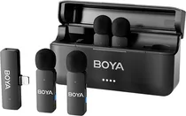 Microfone Sem Fio Boya BY-V4D Lightning - Preto (Caixa Feia)