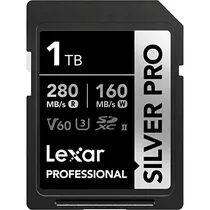 Memória SD Lexar Professional Silver Pro 280 MB/s-160 MB/s C10 1 TB ((LSDSIPR001T-BNNNG)